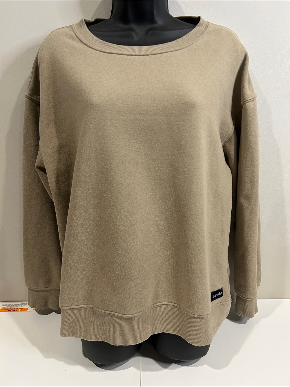 Calvin Klein Crewneck  Sweatshirt in Taupe